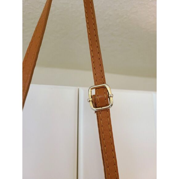 Vera Pelle Italy‎ Pink Leather Crossbody Purse Adjustable Strap Clutch Coquette - Picture 8 of 8